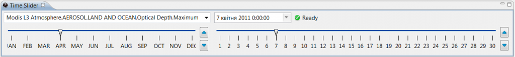 Wikience-time-slider-modis